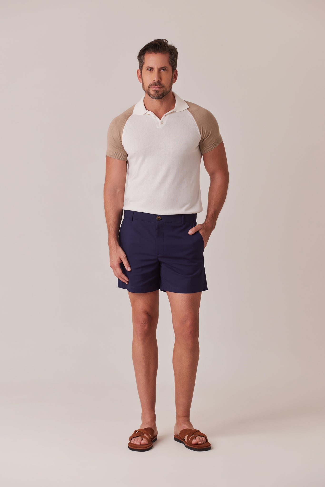 BERMUDAS ALGODÓN NAVY