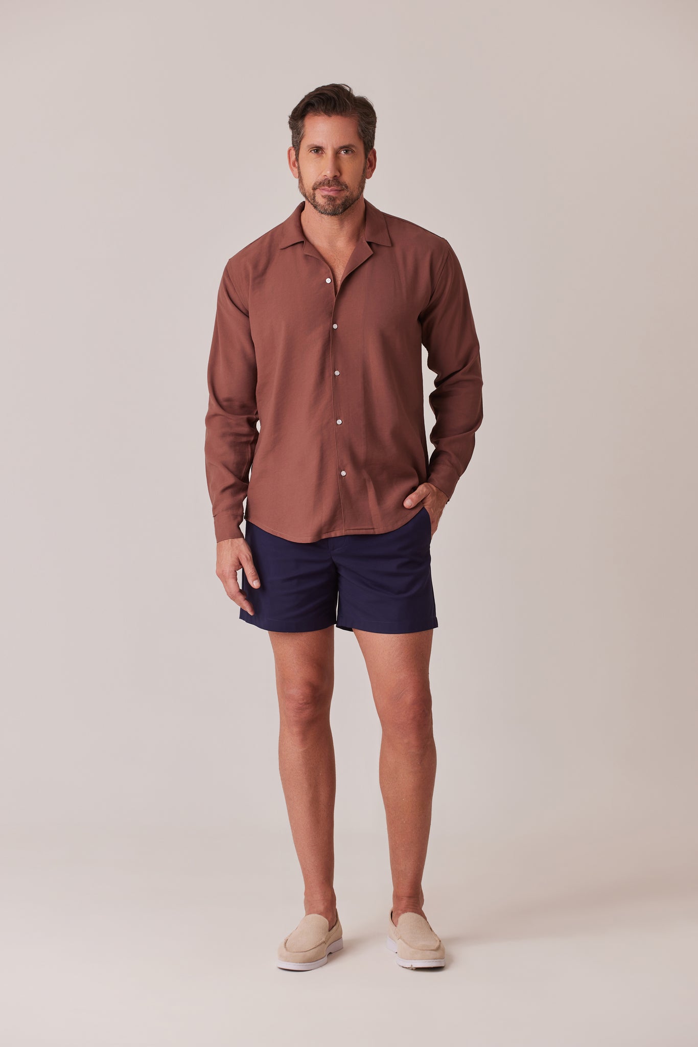 CAMISA DE VERANO TERRACOTA
