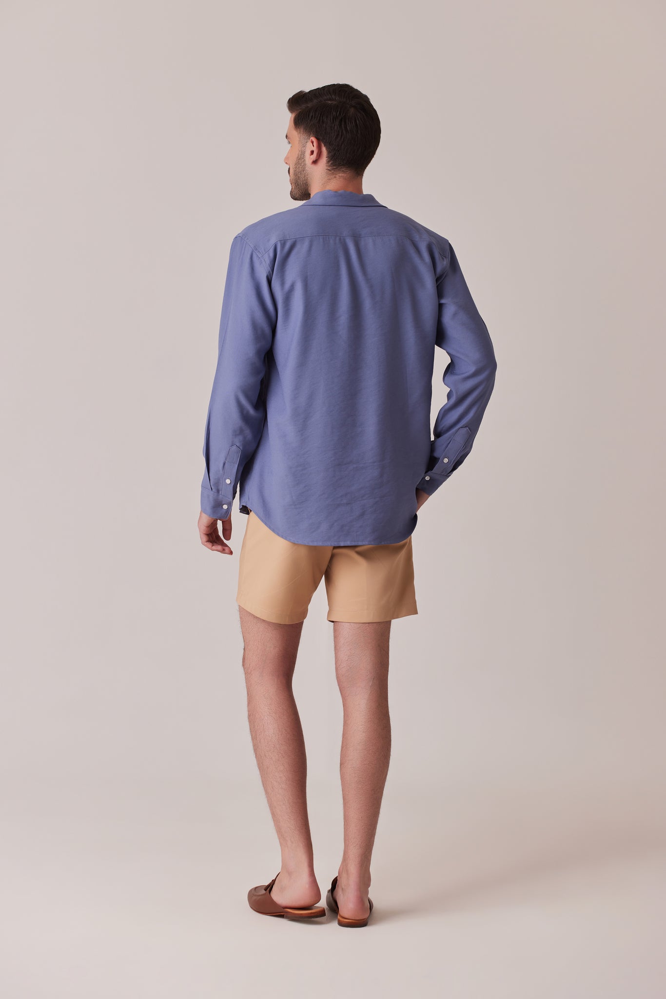 CAMISA DE VERANO AZUL HORTENCIA