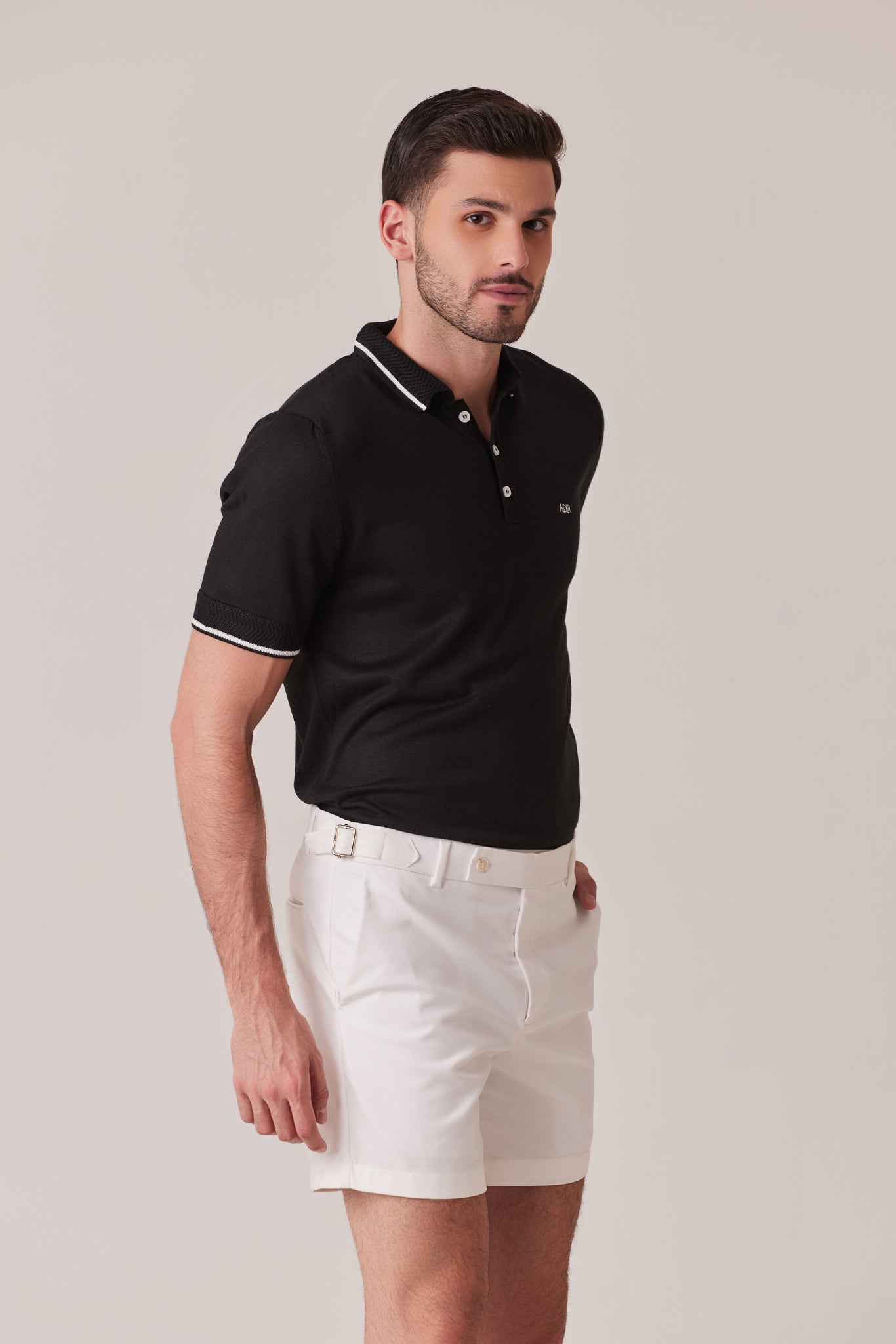 BERMUDAS ALGODÓN OFF WHITE