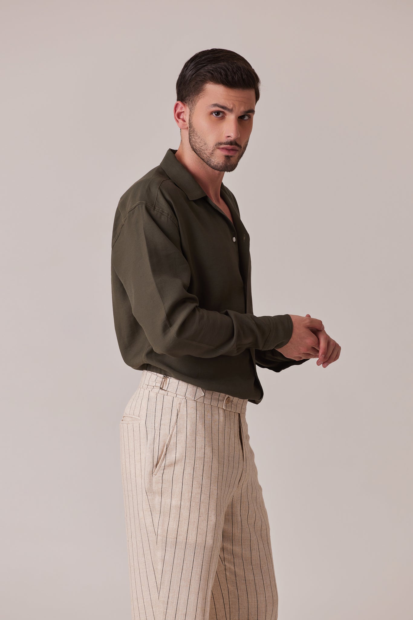 CAMISA DE VERANO VERDE MILITAR