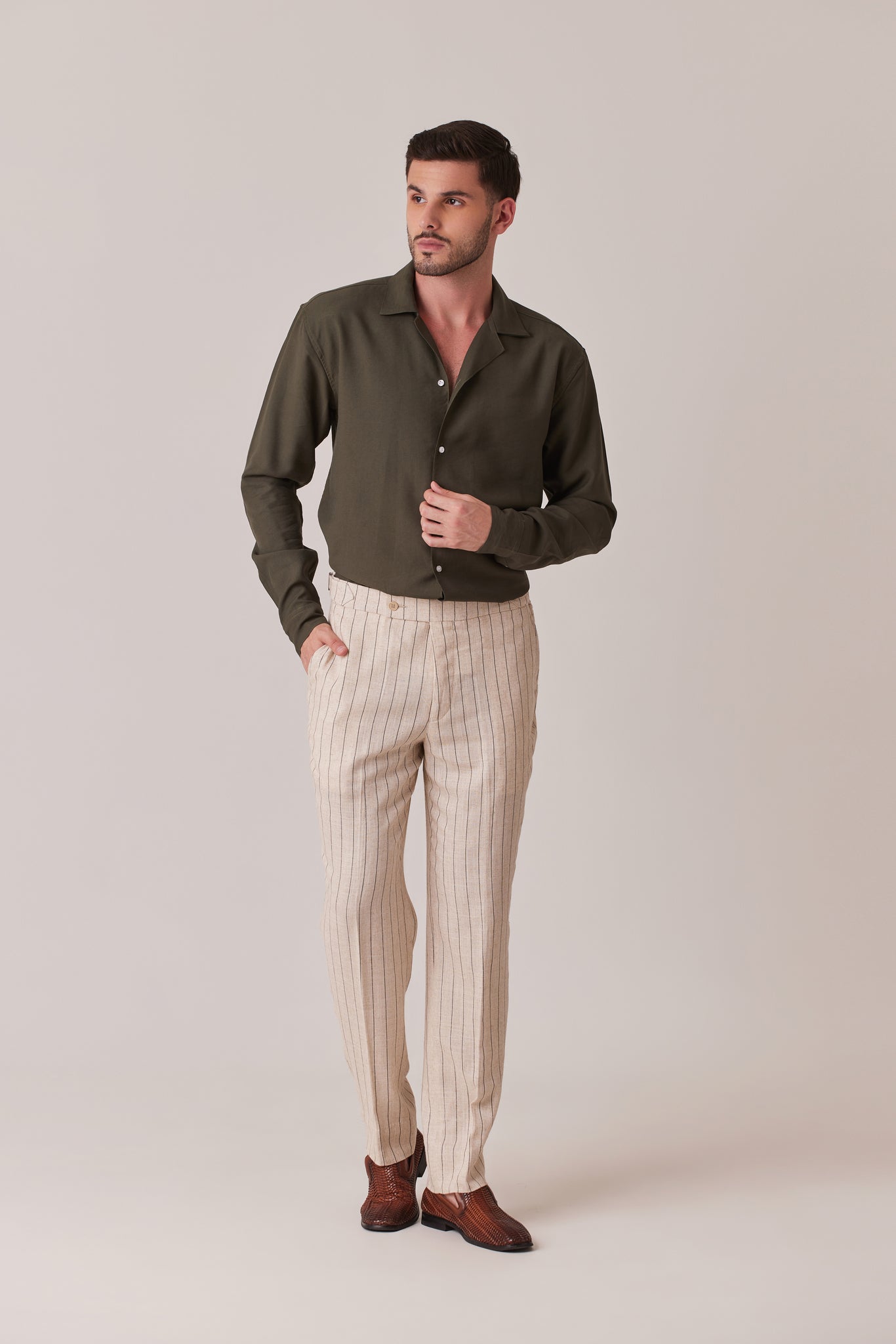 CAMISA DE VERANO VERDE MILITAR