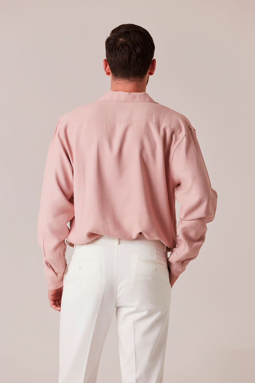 PANTALÓN DE PRETINA DOBLE OFF WHITE