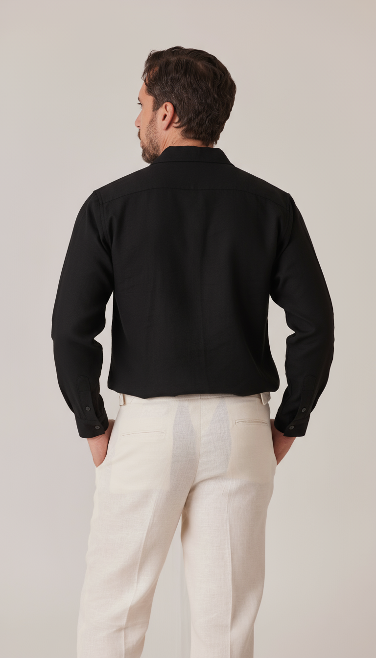 CAMISA DE VERANO NEGRA