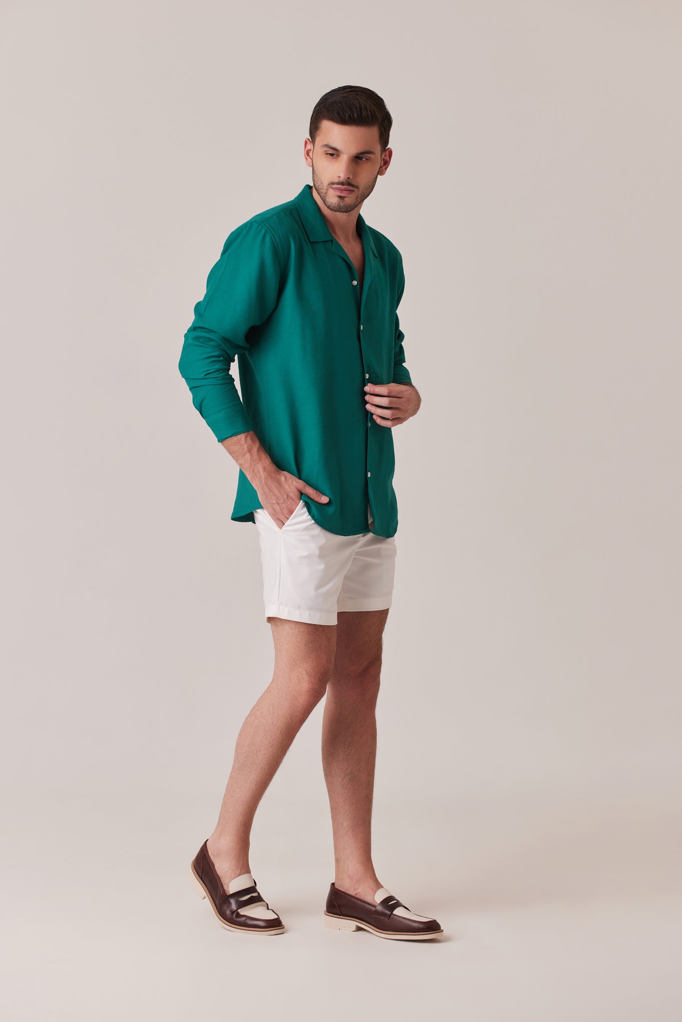 CAMISA DE VERANO VERDE JADE