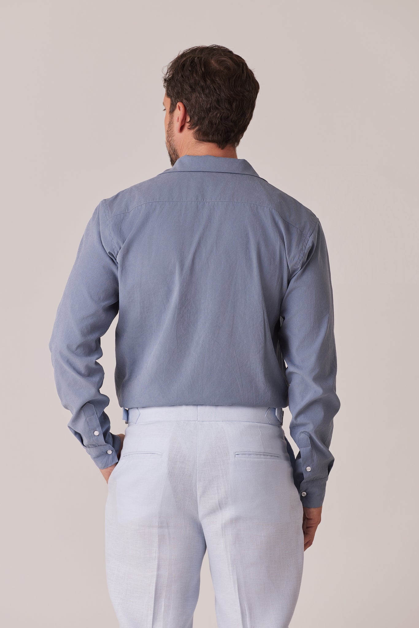 CAMISA DE VERANO AZUL OCEANO