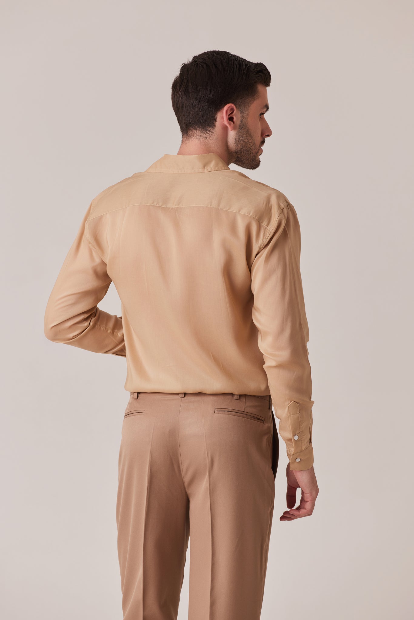 CAMISA DE ALGODÓN DE SEDA GOLD