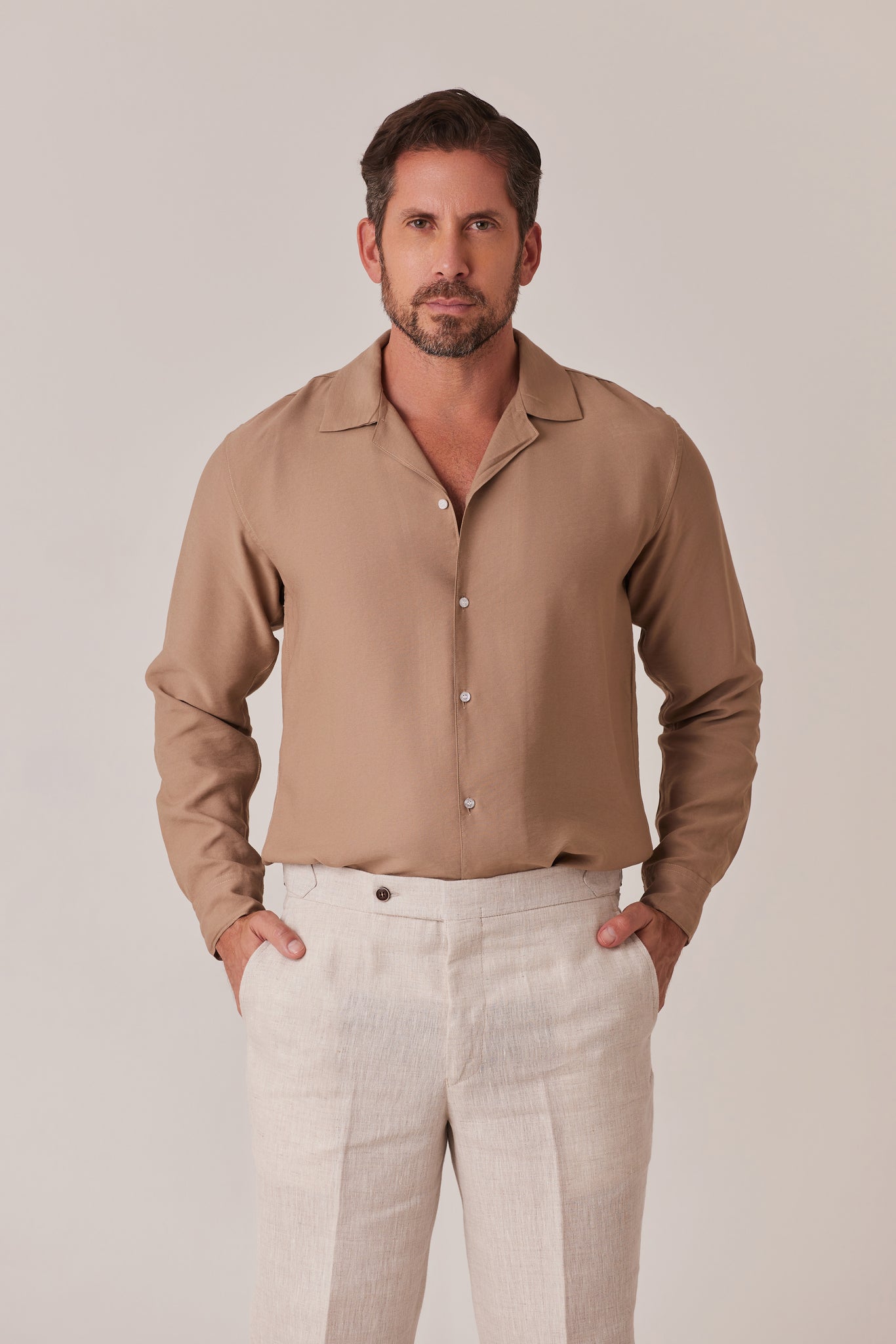 CAMISA DE VERANO CAMEL