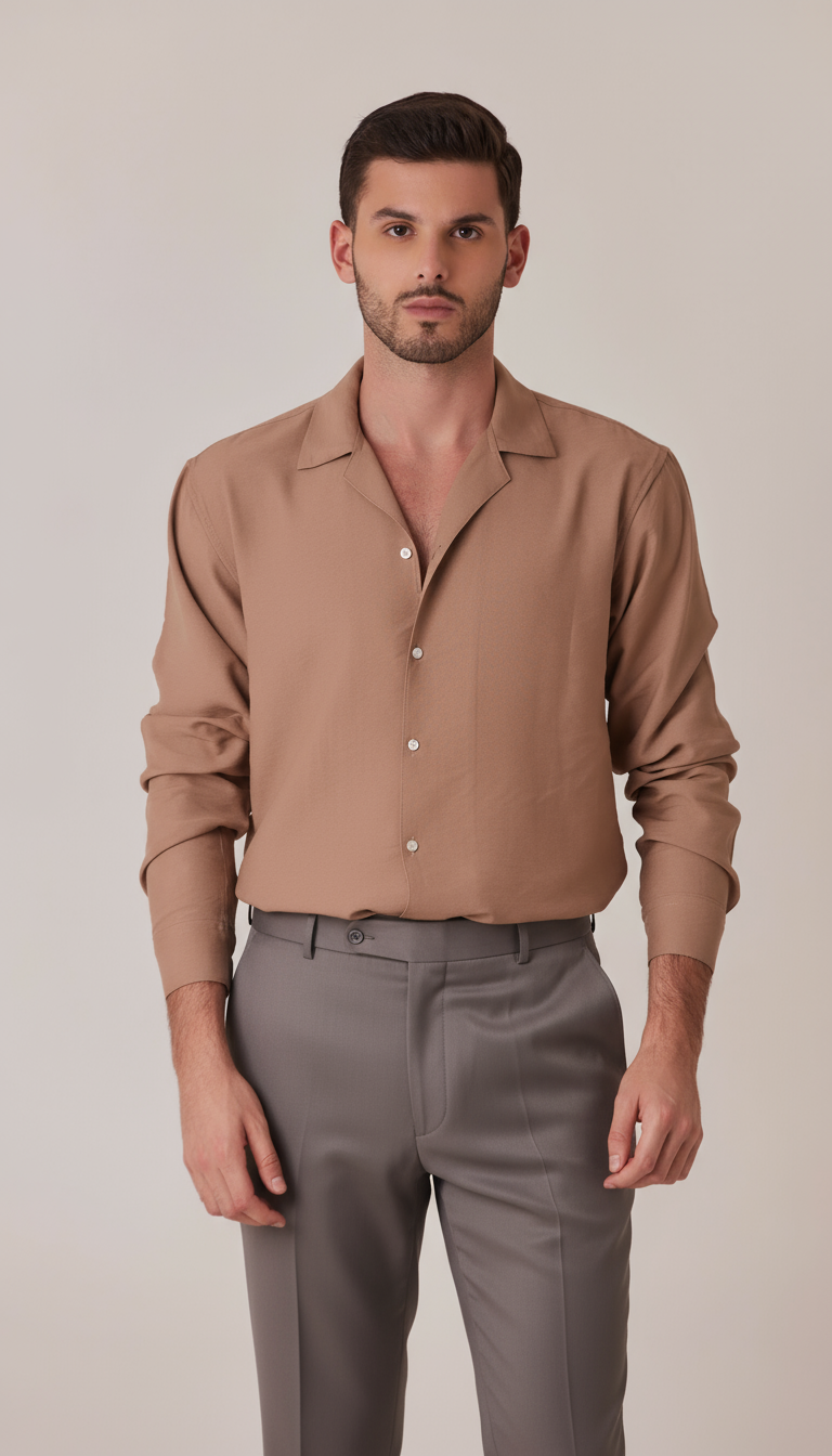 PANTALÓN DE PRETINA DOBLE GRIS