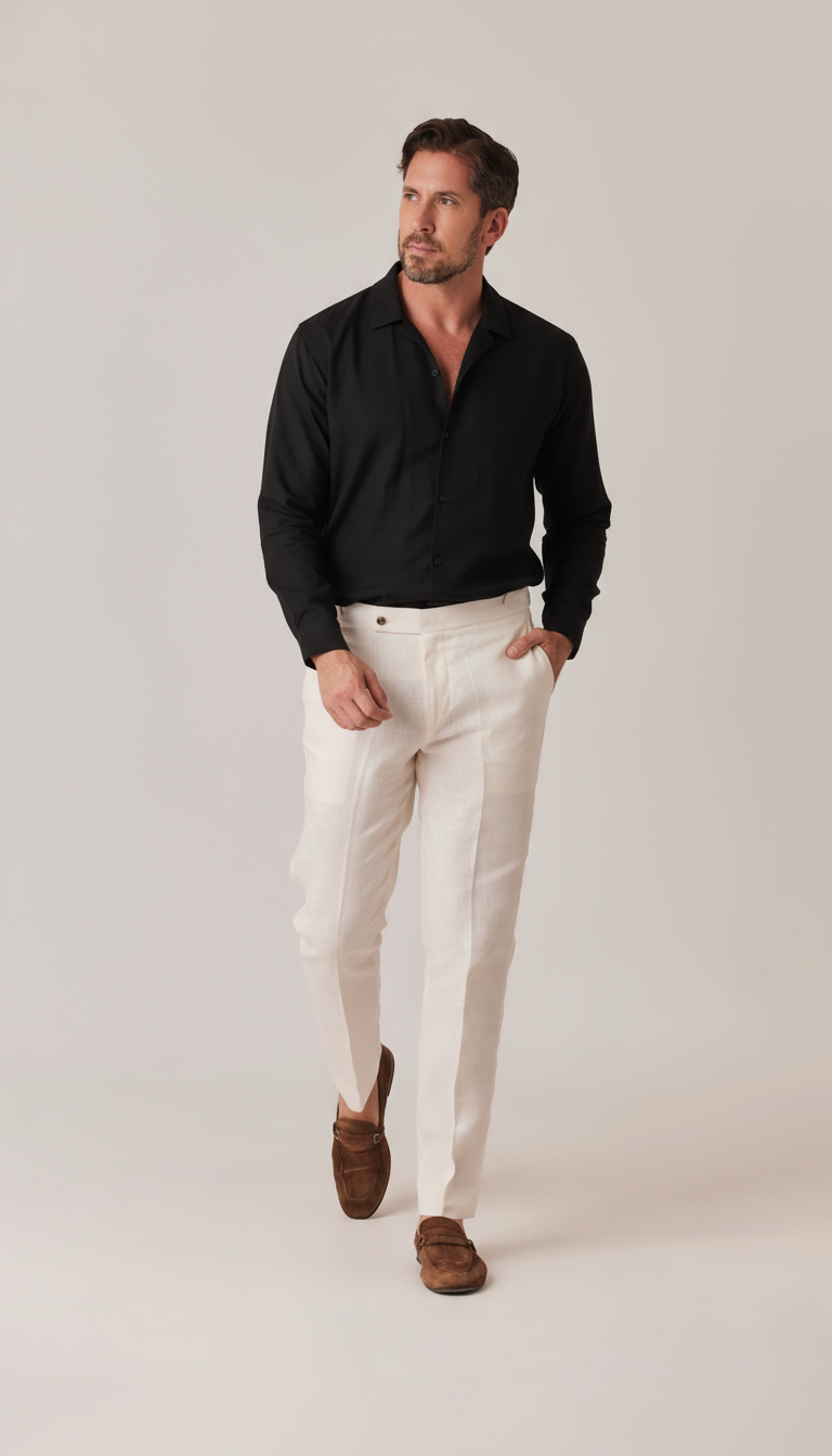 CAMISA DE VERANO NEGRA